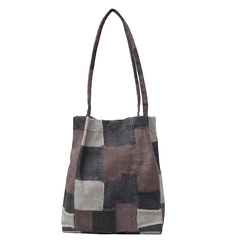 Stylische Patchwork-Tasche