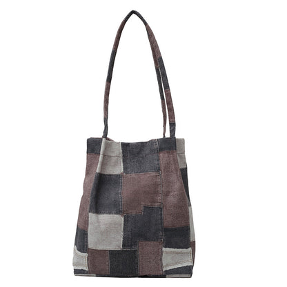 Stylische Patchwork-Tasche