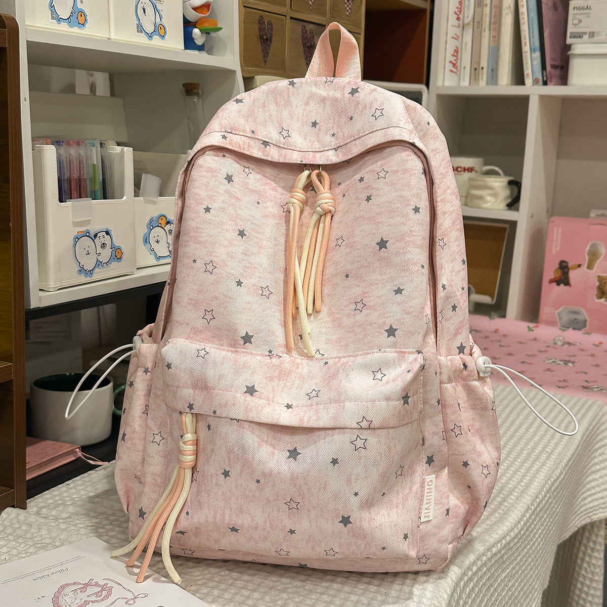 Sternenbedruckter Freizeit-Rucksack Brehn