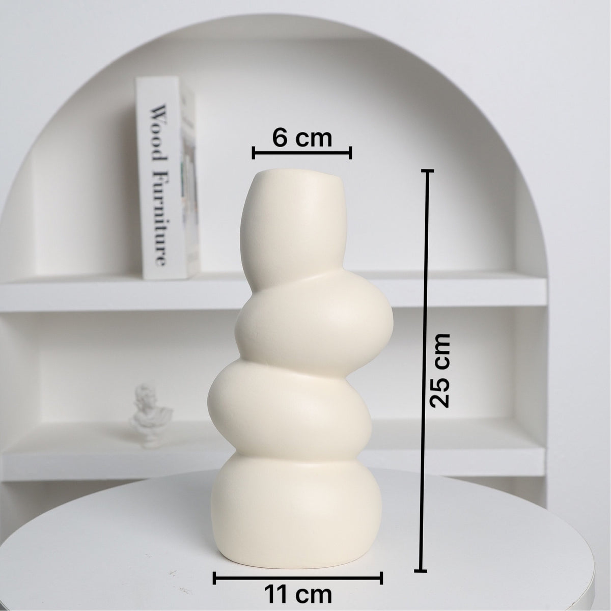 Elegantes Keramik-Home-Dekor-Accentstück