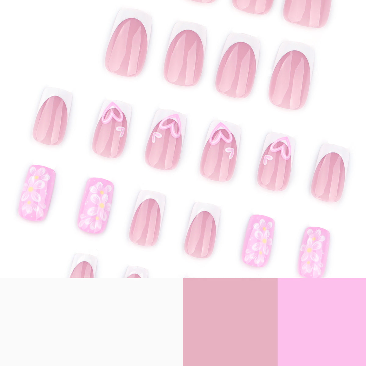 Premium Nageldesign mit Blumenmotiven Brehn