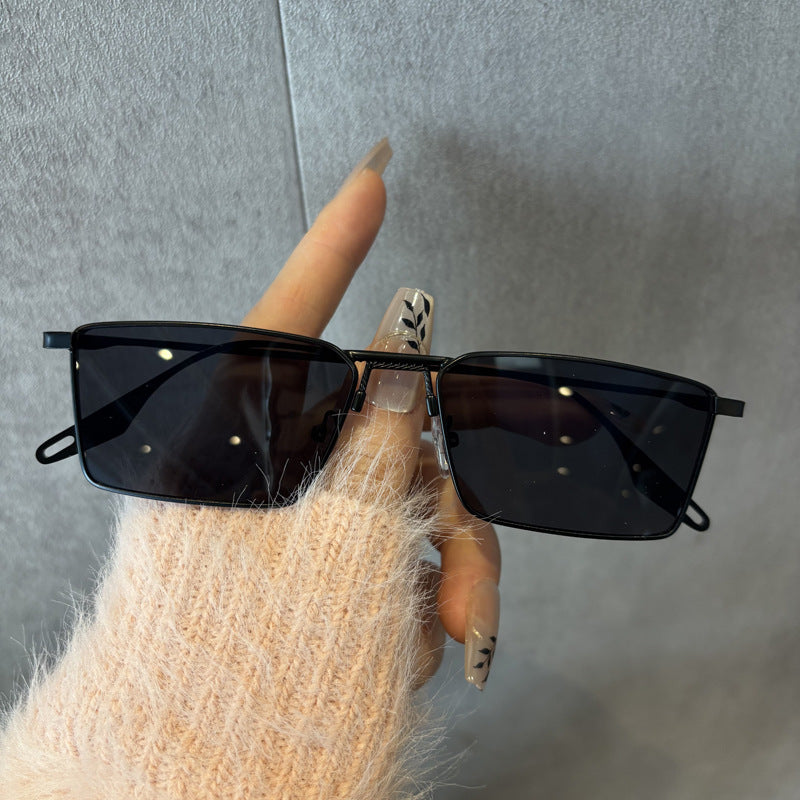 Chic Minimalistische Quadratische Sonnenbrille Brehn