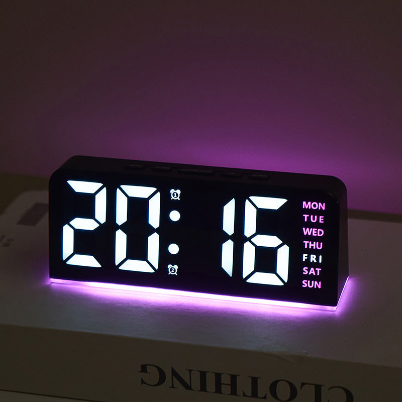 Digitaler Wecker mit Großem Led-Display und Multifunktionaler Anzeige Brehn