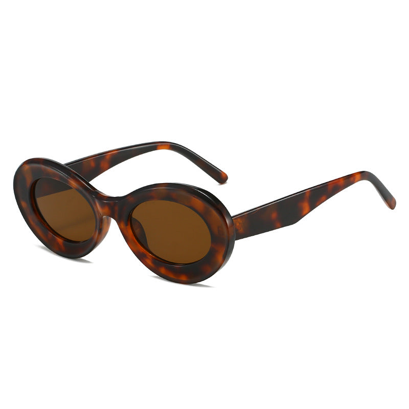 Damen modische Sonnenbrille im ovalen Design Brehn
