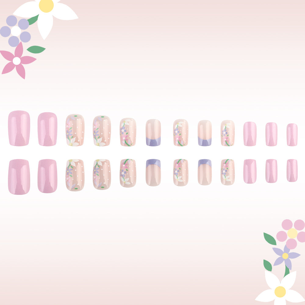 Blumen Kunst Press-On Nageldesign Brehn