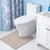 Weiche Saugnapf-Toilettenteppich Brehn