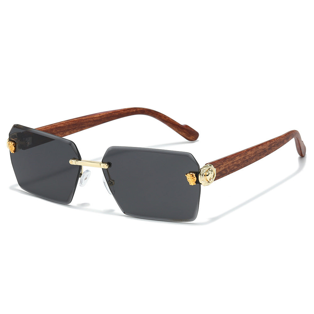 Stylische moderne rechteckige Sonnenbrille Brehn
