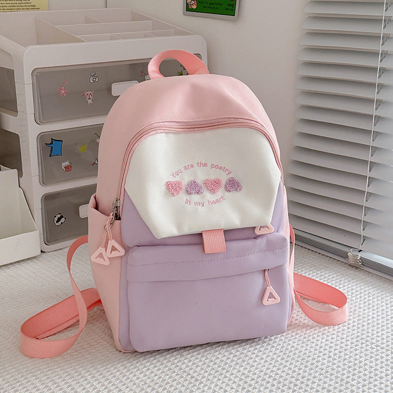 Casual Stoff Rucksack Brehn