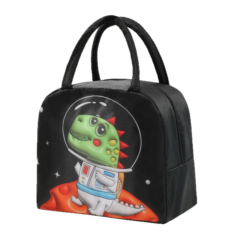 Isolierte Cartoon-Charakter Lunch Tasche Brehn