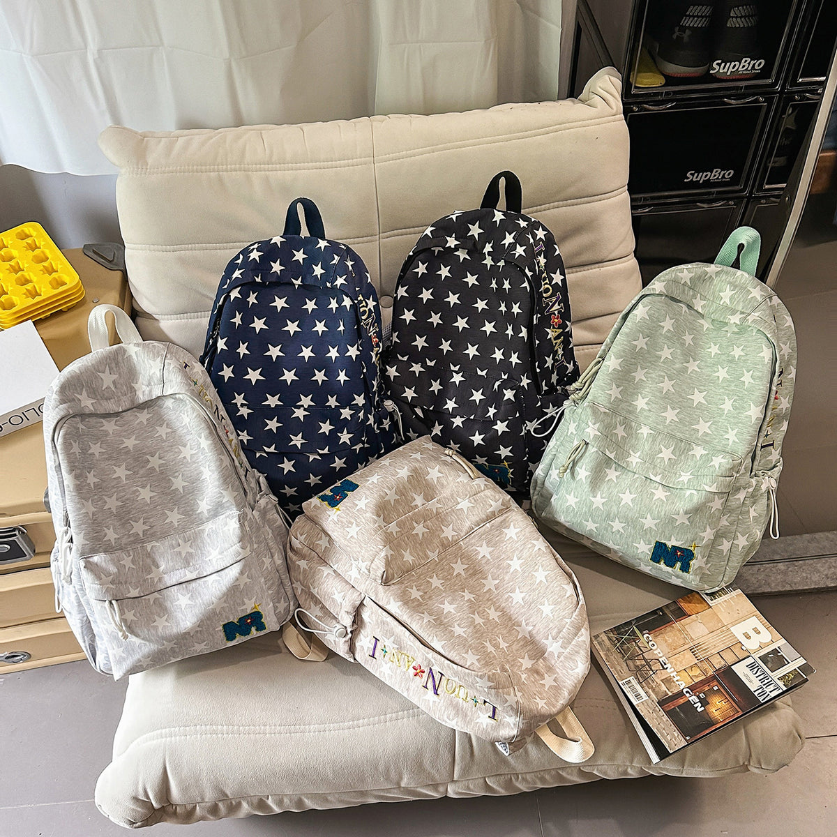 Stylischer Sternenmuster-Rucksack Brehn 1791204182