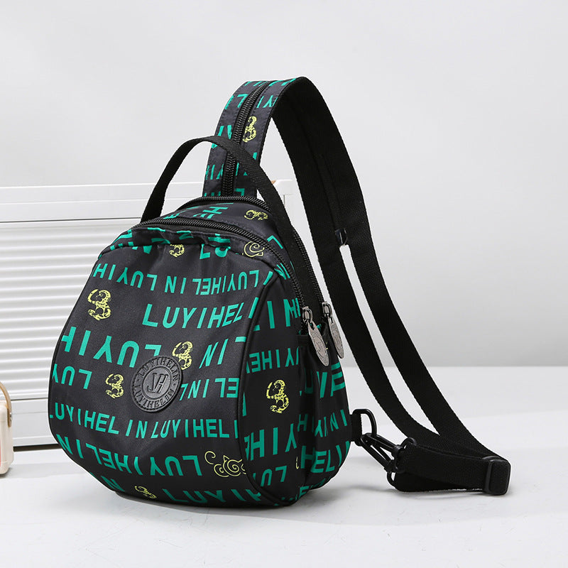 Geometrisch gemusterter Rucksack Brehn