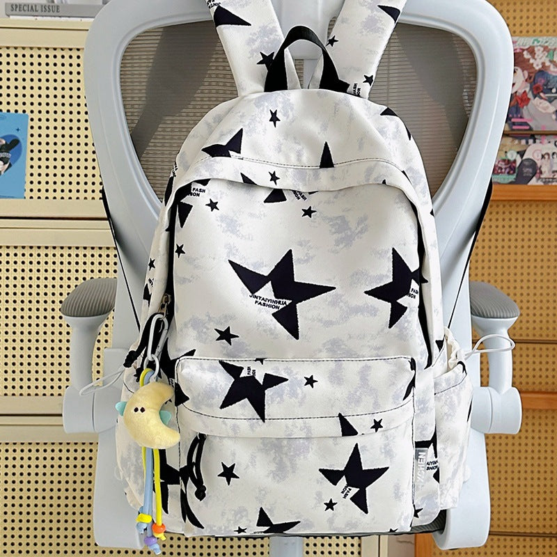 Trendiger Sternenbedruckter Rucksack Brehn