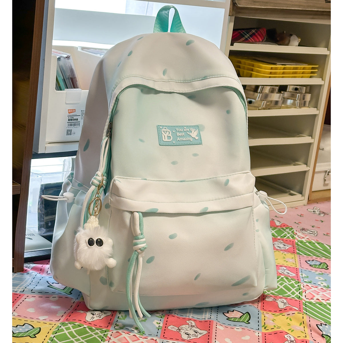Stilvolle gepunktete Rucksack Brehn