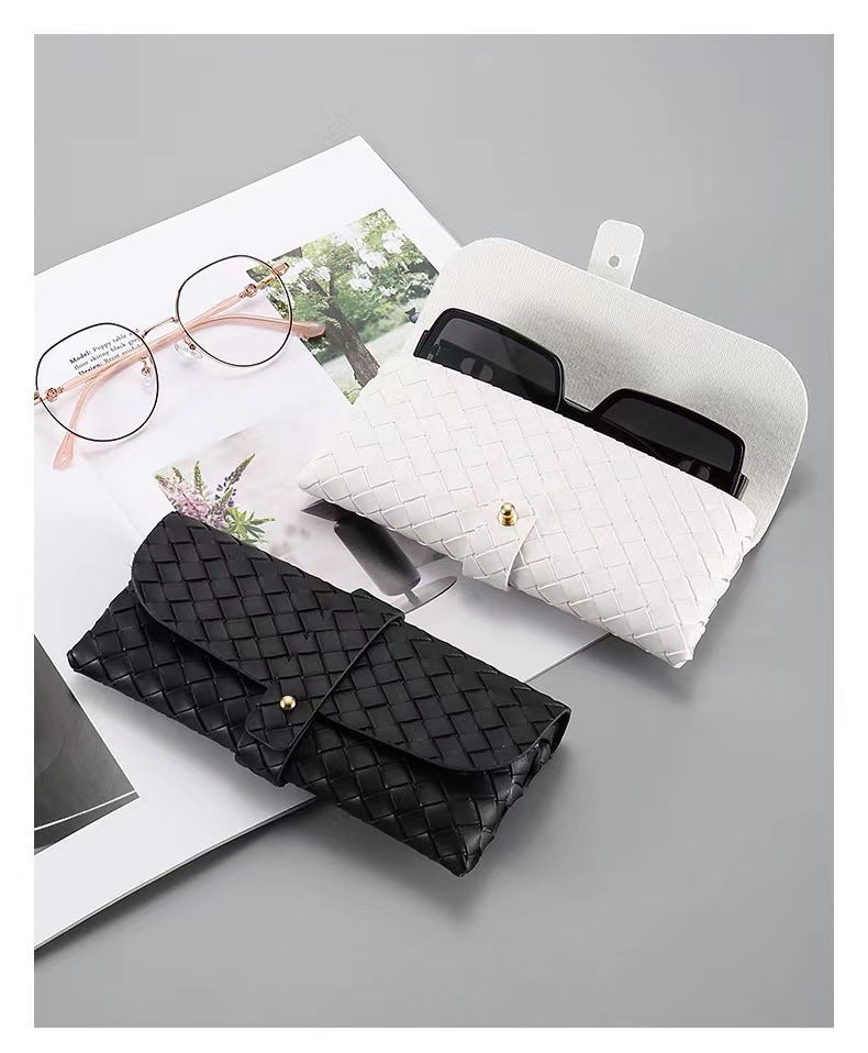 Gewebte Leder-Clutch Brehn