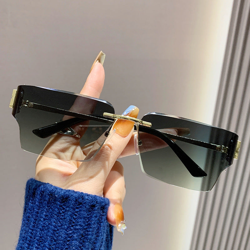 Damen modische quadratische Sonnenbrille mit luxuriösem Rahmen und polarisierten Gläsern Brehn