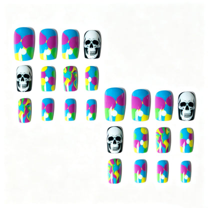 Schädel-Themen Künstlerisches Nagelkunstset