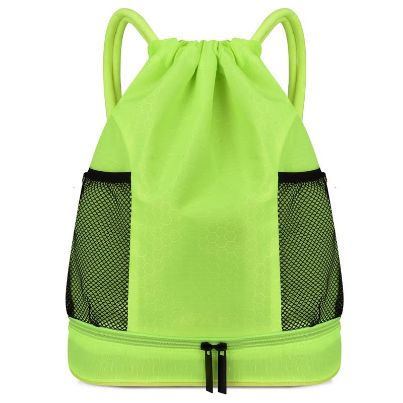 Leichter Hexagonmuster Kordelzug Rucksack Brehn