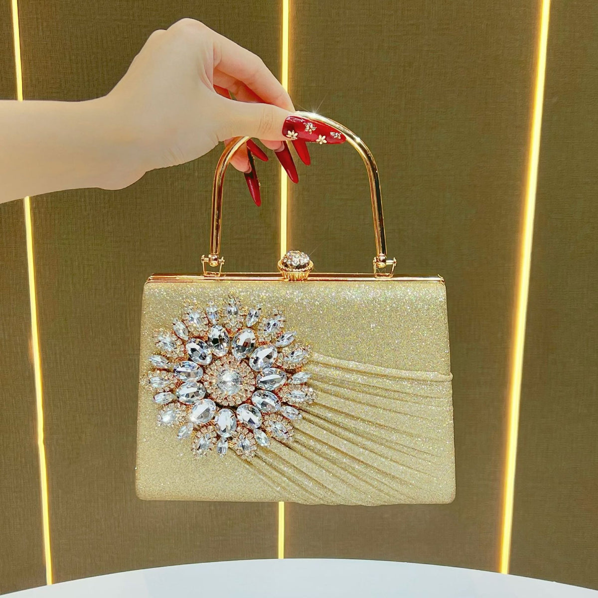 Dekorativer Abend-Handtasche