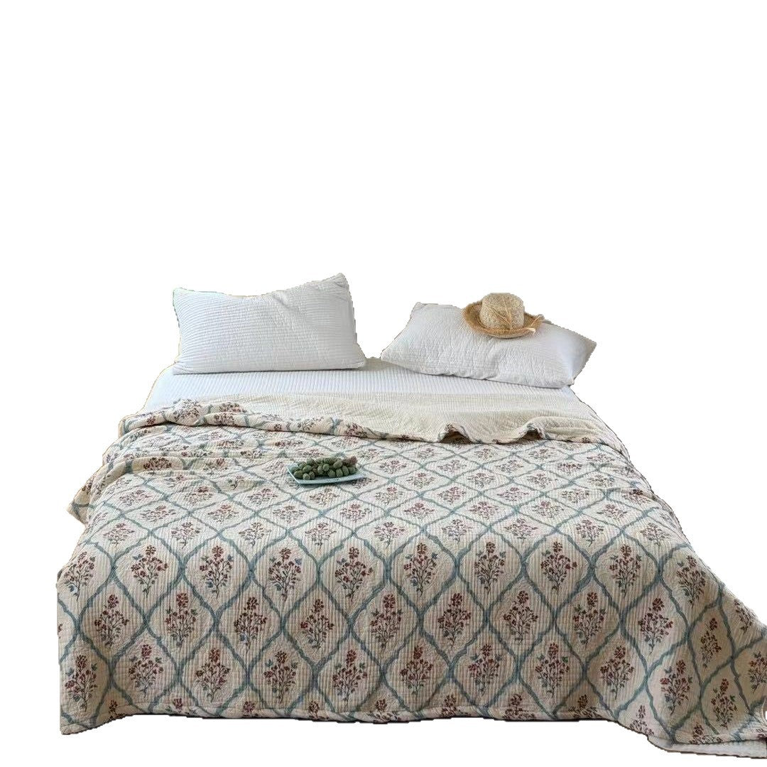 Baumwolle Gaze Patchwork Ge quiltete Bettdecke