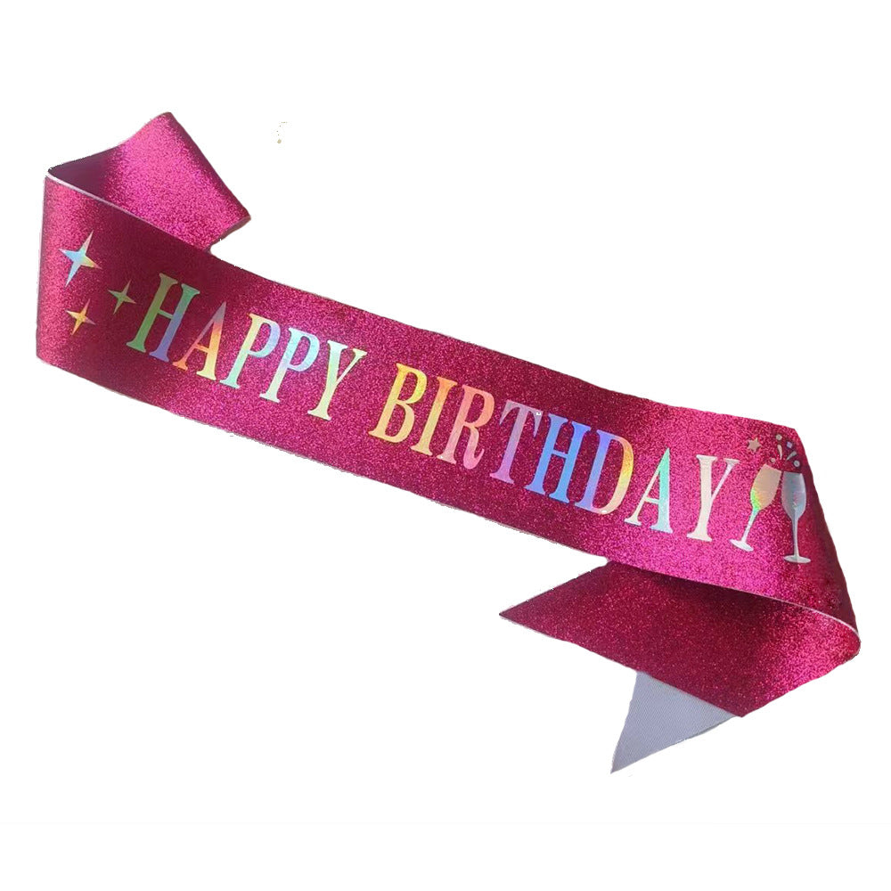 Damen Funkenkrone mit „Happy Birthday“ Schriftzug Brehn