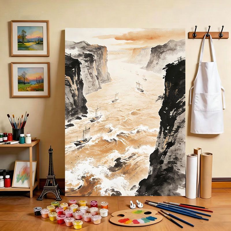 Scenic River Canvas Art Print Brehn