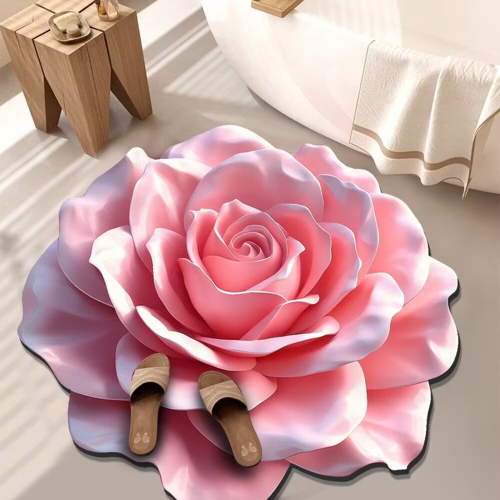 Fröhlicher floral dekorativer Teppich Brehn