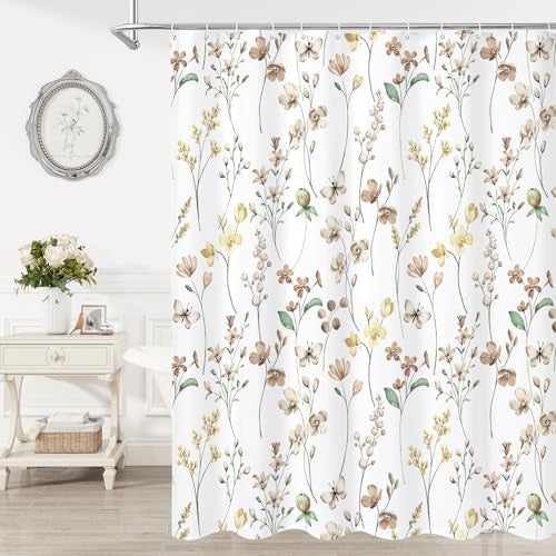 Florales Druck Duschvorhang Brehn