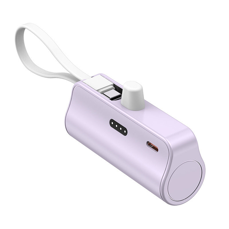 Tragbare Powerbank mit integriertem Ladekabel und kompaktem Design Brehn