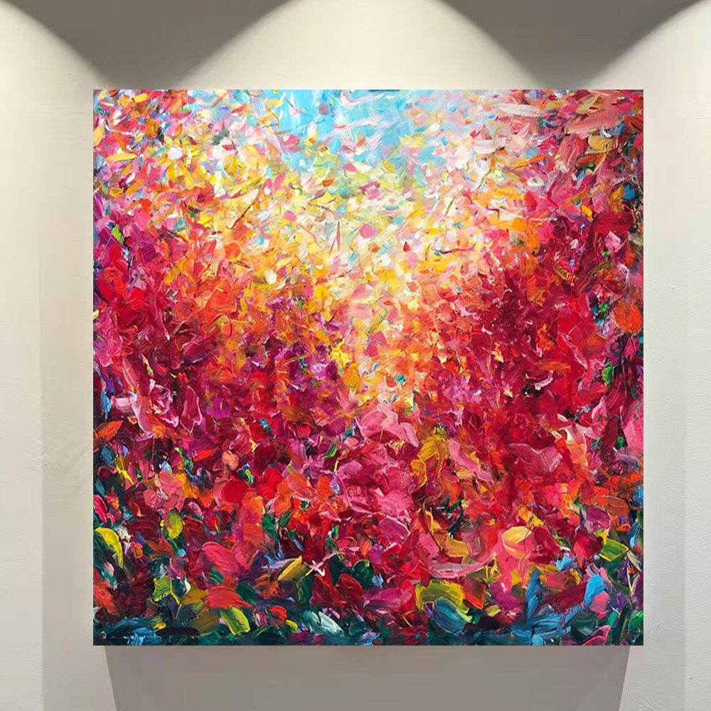 Vibrante von der Natur inspirierte Leinwand Wandkunst