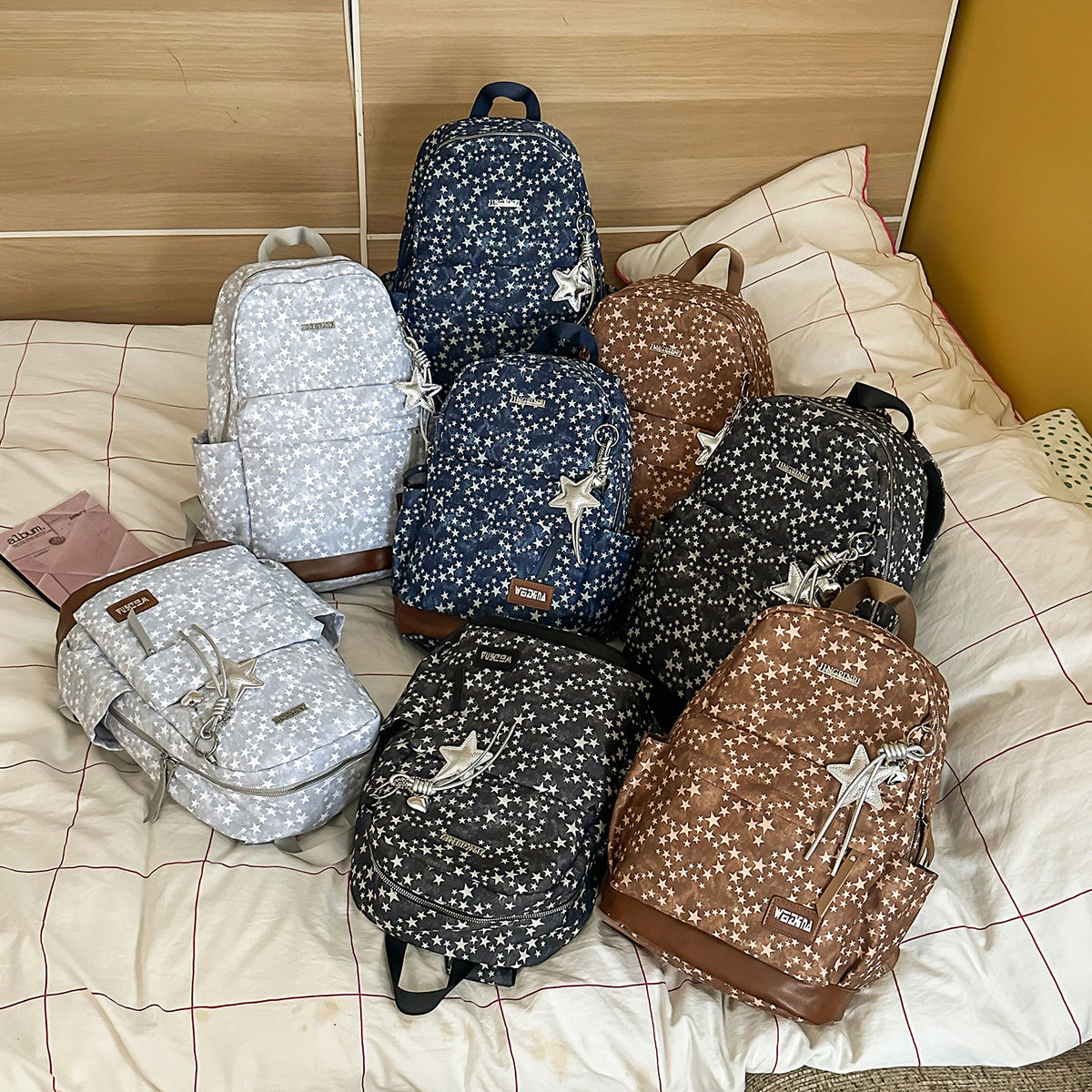 Stylische Stern-gedruckte Freizeit-Rucksack Brehn