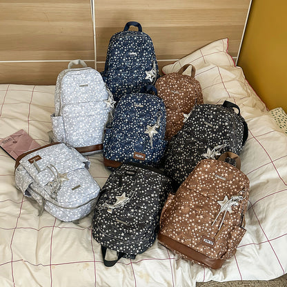 Stylische Stern-gedruckte Freizeit-Rucksack Brehn