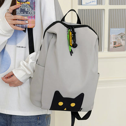 Verspielt katzenmotivierte lässige Rucksack Brehn