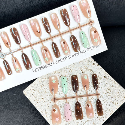Fashion Press-On Nail Set Brehn
