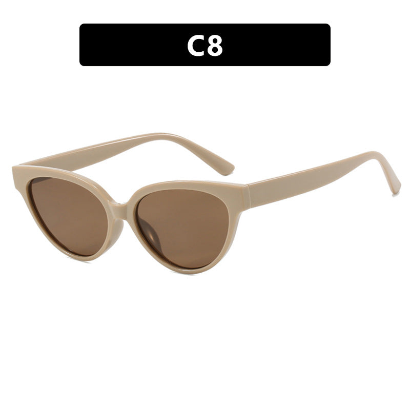 Damen Cat-Eye Sonnenbrille mit luxuriösem Muster und UV-Schutz Brehn