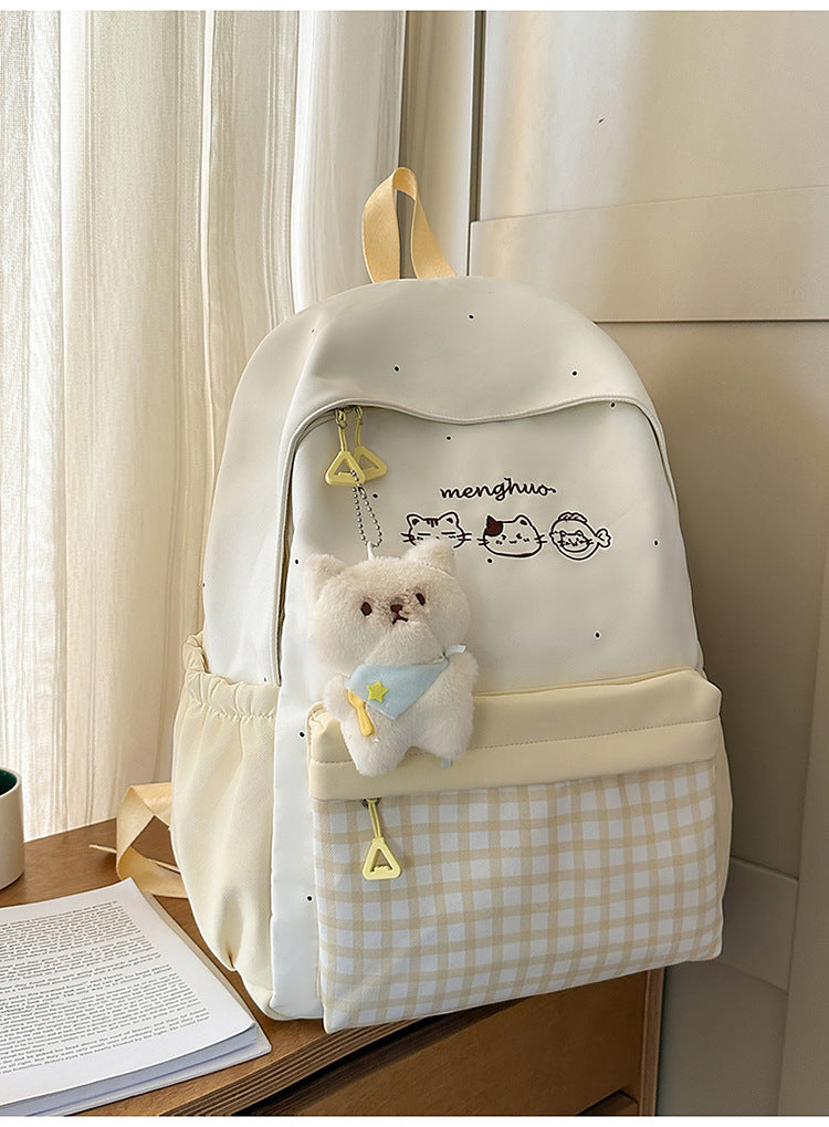 Niedlicher Charakterdruck Schulrucksack