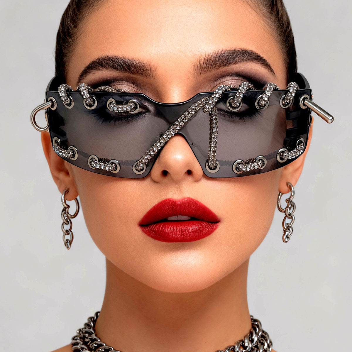 Damen Sonnenbrille mit einzigartigem Schnürdesign Brehn