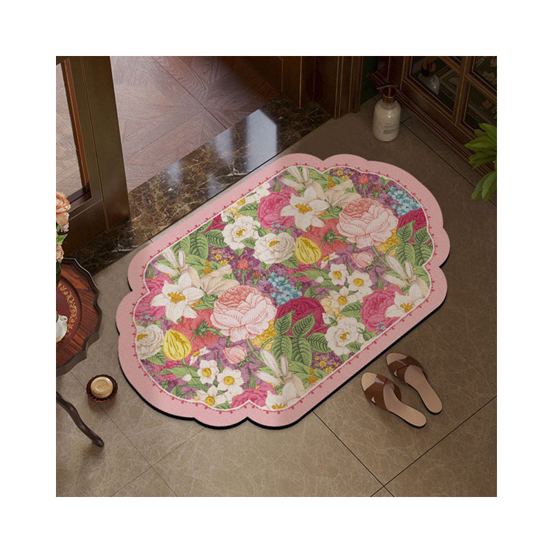 Florale dekorative Badematte Brehn