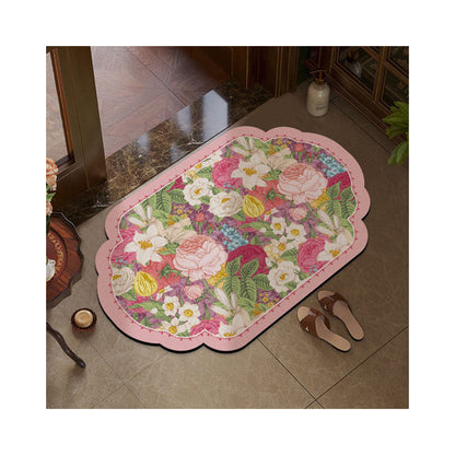 Florale dekorative Badematte Brehn
