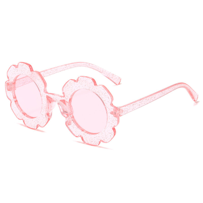 Damen verspielte Blumen-Sonnenbrille mit hoch UV-Schutz Brehn
