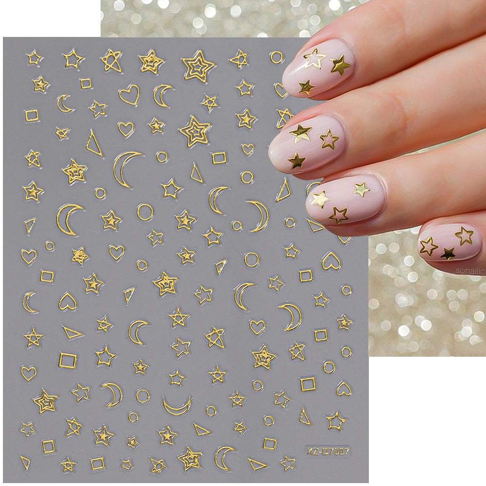 Floral Decorative Nail Art Aufkleber