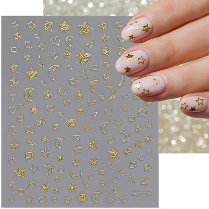 Floral Decorative Nail Art Aufkleber