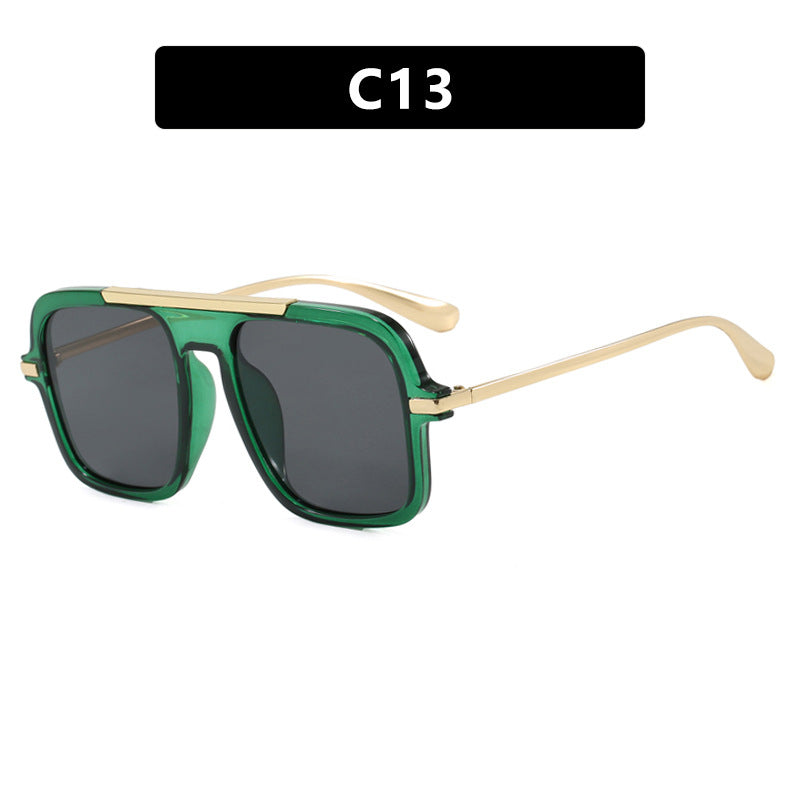 Damen quadratische Sonnenbrille mit luxuriösem Metallrahmen und robusten Gläsern Brehn