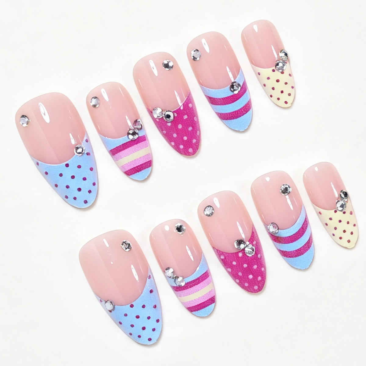 Dekorative Stiletto Nagelkunst Tipps Brehn