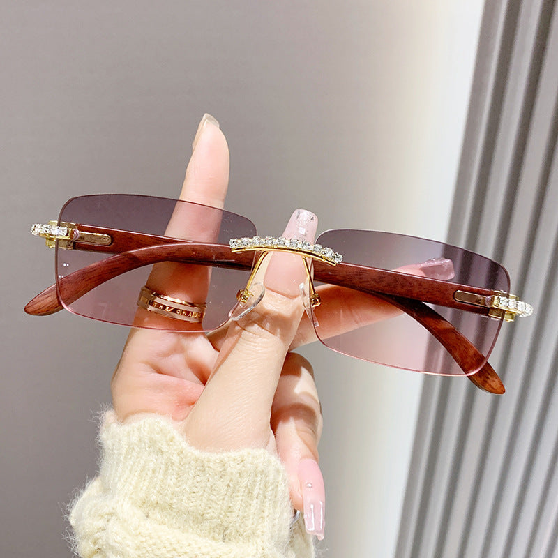 Damen elegante Sonnenbrille mit einzigartigem Rahmen Brehn