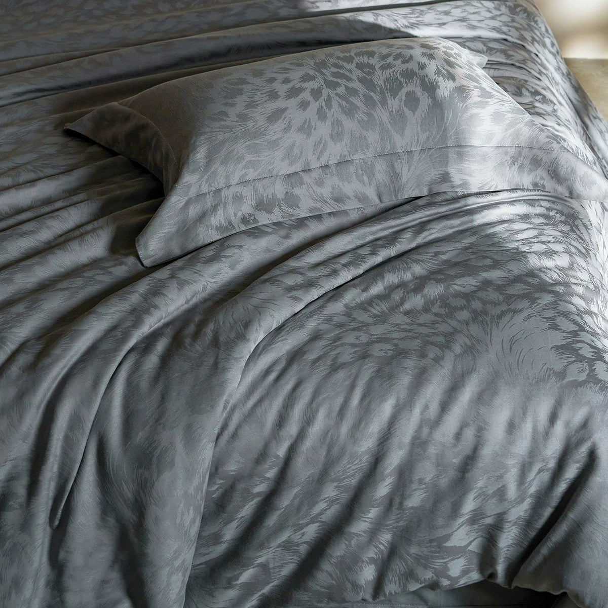 Luxus Jacquard Satin Bettwäsche Set
