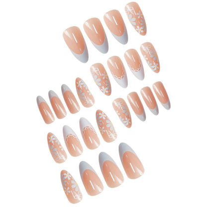 Elegante florale Nagelkunst Verbesserungen Brehn