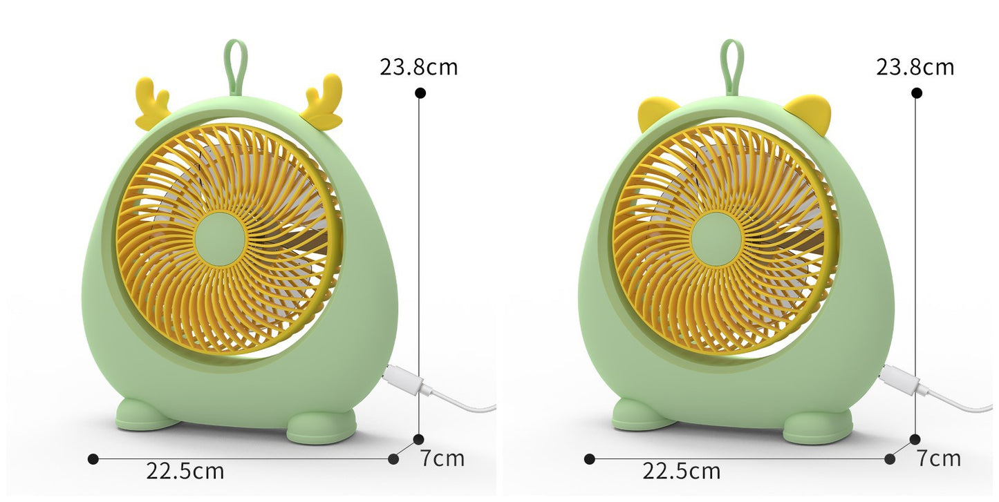 Damen Tragbarer Mini-Lüfter im kawaii Tierdesign Brehn