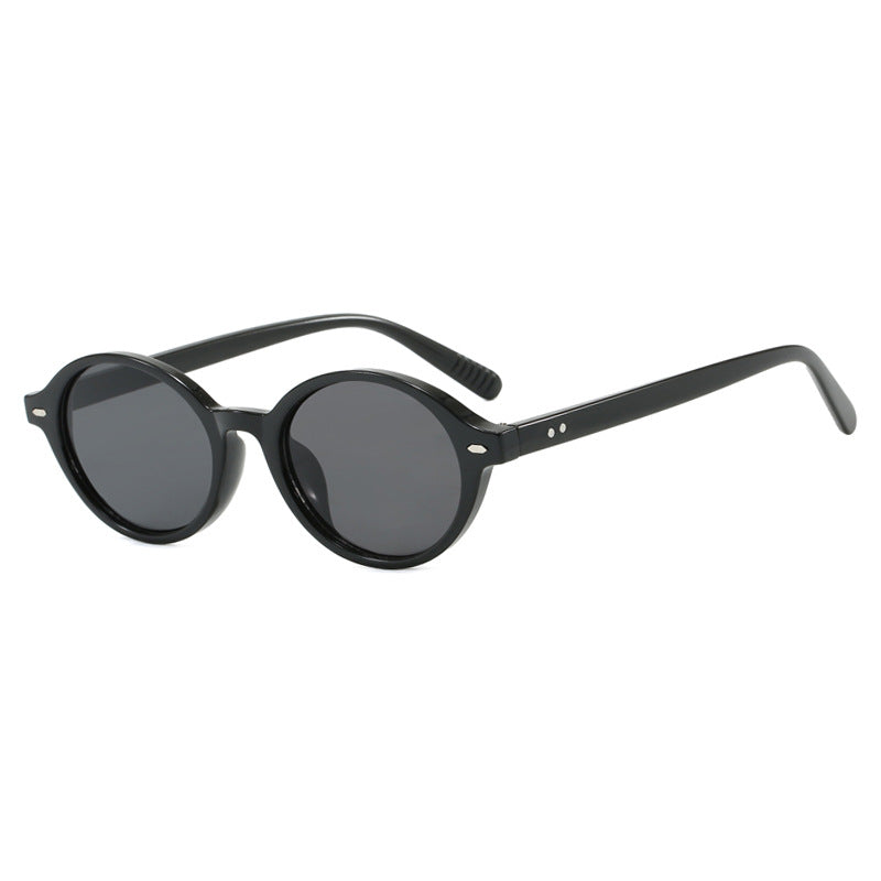 Damen runde Sonnenbrille mit modernem Design und polarisierten Gläsern Brehn