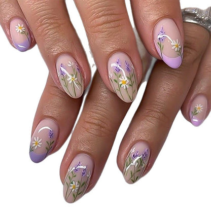 Blumenartige artikulierte Acrylnagelerweiterungen Brehn