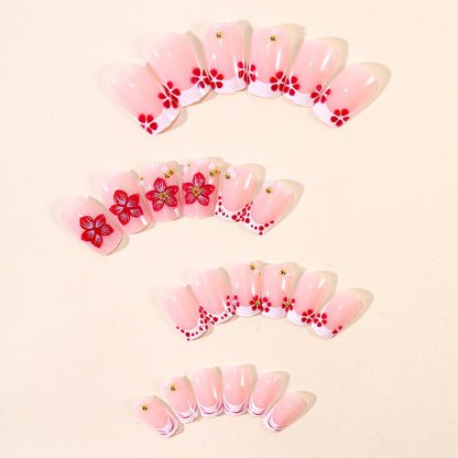 Dekorative Florale Nagel Kunst Extensions Brehn